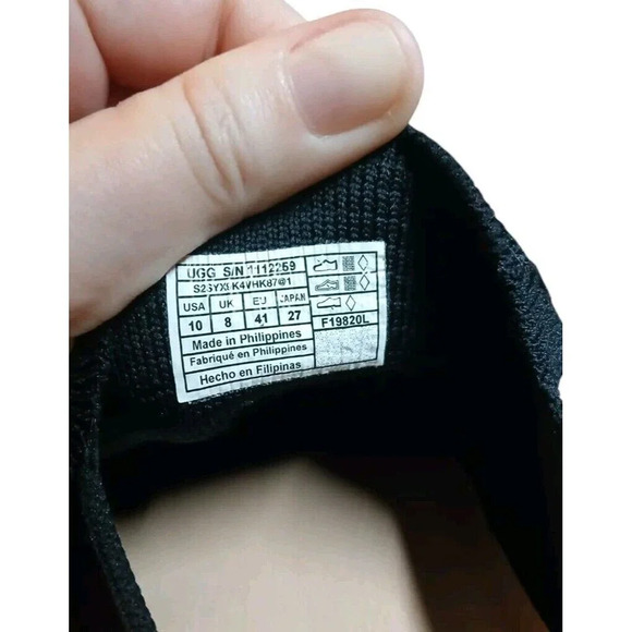 UGG Women's Alameda Sammy Slip-On Sneakers Black Size 10 - Picture 6 of 8